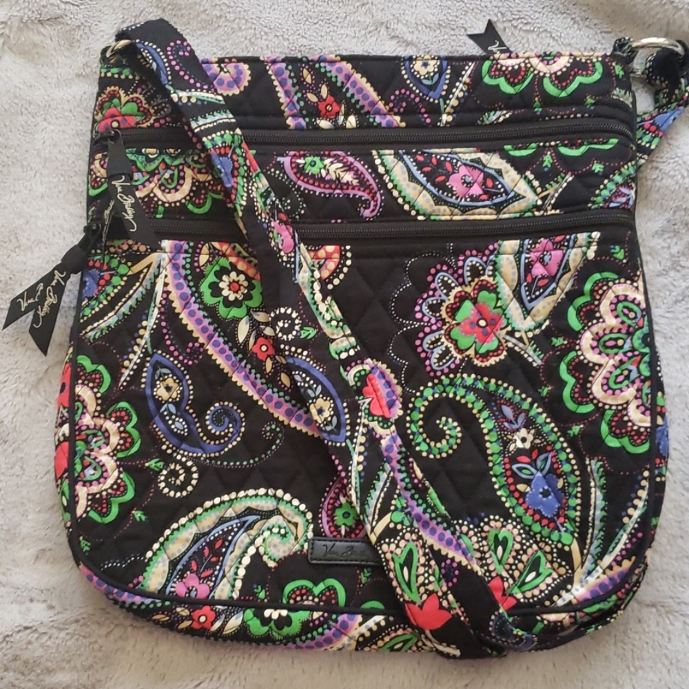 Vera Bradley triple zip hipster